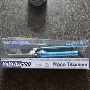 BaBylissPRO Nano Titanium 3/4" Curling Iron - Blue